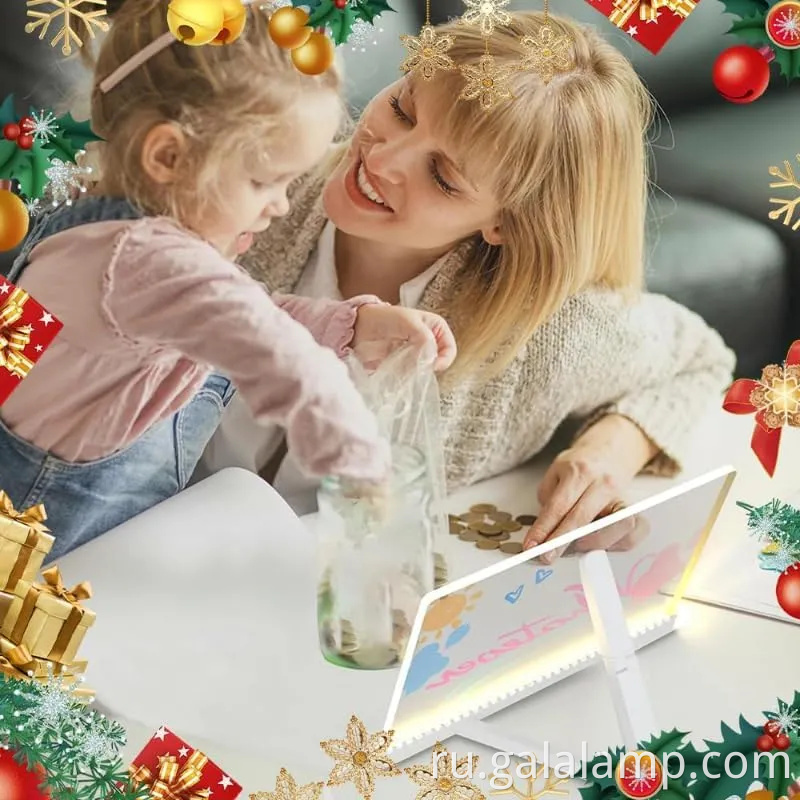 Творческий светодиодный лампочка для доски объявлений домашнего декора